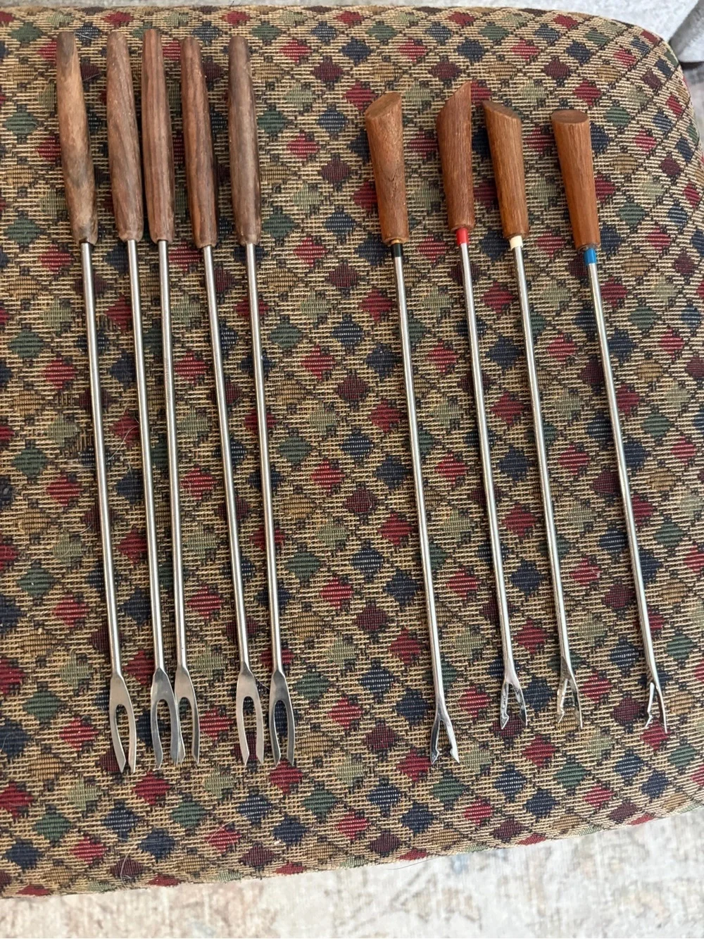 Vintage fondue forks